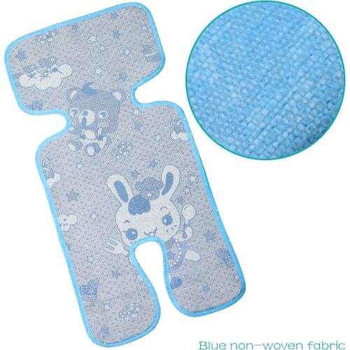 Baby stroller seat cushion summer ice silk mat baby stroller seat baby seat cover cushion mattress newborn cushion