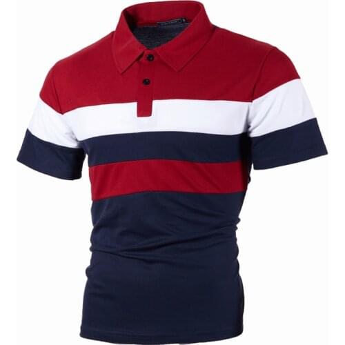 Polo Shirt Men Fashion Stripe Mens Short Sleeves Polo Shirts Casual Matching Oversized Shirt Mens Clothing Plus Size 5XL