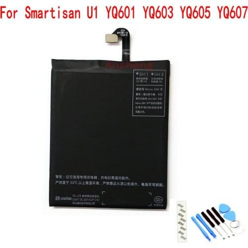 100% NEW Original DC601 2900mAh Battery For Smartisan U1 YQ601 YQ603 YQ605 YQ607 Mobile Phone