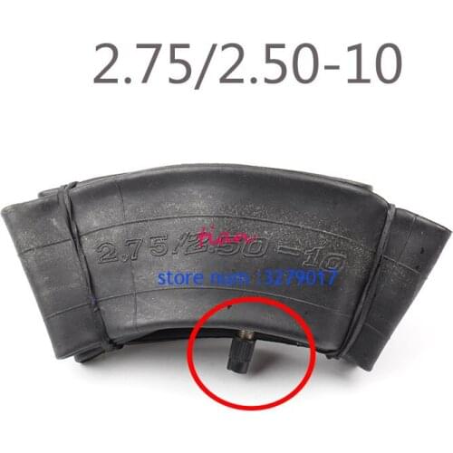2.50/2.75-10 inner tire for Motorcycle Dirt /Pit Bike Scooter Tube CRF50/XR50/PW50/JR50/TTR50 Pit Bikes Straight Valve Stem