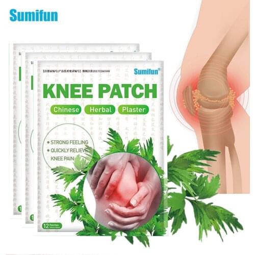 36Pcs Sumifun Wormwood Knee Patch Arthritis Rheumatism Neuralgia Treatment Joint Muscle Pain Relief Massage Medical Plaster