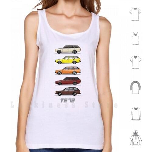 5 Inline tank tops vest sleeveless Ke70 E70 E71 E72 Te72 Corolla Estate Wagon Station 1980 80 1981 81 82 1983 83