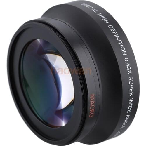 72mm 0.43X Wide Angle Macro Conversion Lens for 72 mm canon nikon pentax Sony HDR-FX1 HVR-Z1U camera