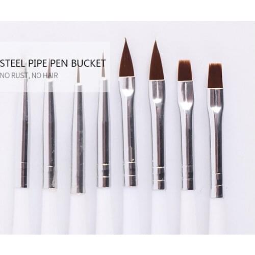 8 Pcs/Set Nail Art Pen Nail Dotting Pen Zebra Pattern Nail Art Brush Painted Strokes Drawing Flower Carving Pen Nail Art Tool