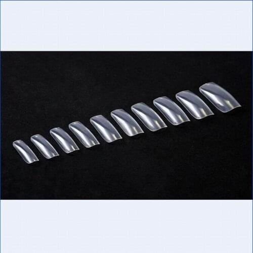 Brand New 100pcs DIY Full False nail tips artificial fake nails shield clear color plastic sticker as beauty nail art salon tool