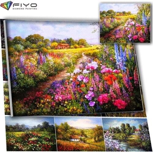 DIY 5D Diamond Painting Flower Scenery Picture Mosaic Full Square/Round Diamond Embroidery Cross Stitch Set Art Pintura Diamante