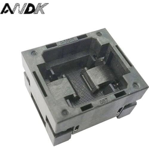 BGA97 OPEN TOP burn in socket pitch 0.8mm IC size 9*9mm BGA97(9*9)-0.8-TP01NT BGA97 VFBGA97 burn in programmer socket