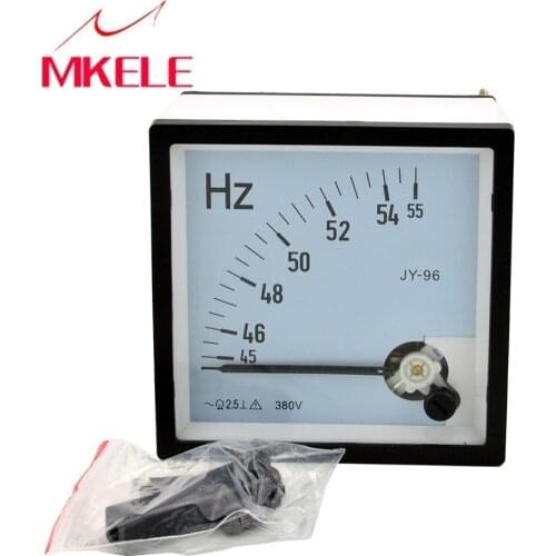 AC JY-96(HZ 380V) New Arrivals Ampere Pointer Diagnostic-tool Tester Cymometer Frequency Portable Counter Meter 96*96mm China