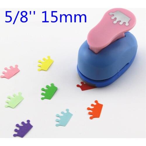 Crown paper punch 15mm 5/8'' shapes craft punch diy puncher paper cutter scrapbooking punches scrapbook S29875
