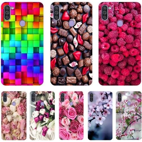 For Samsung Galaxy M21 Case Samsung M11 Cover Silicone TPU Phone Case Samsung Galaxy M11 M21 M215F M115F Case Soft