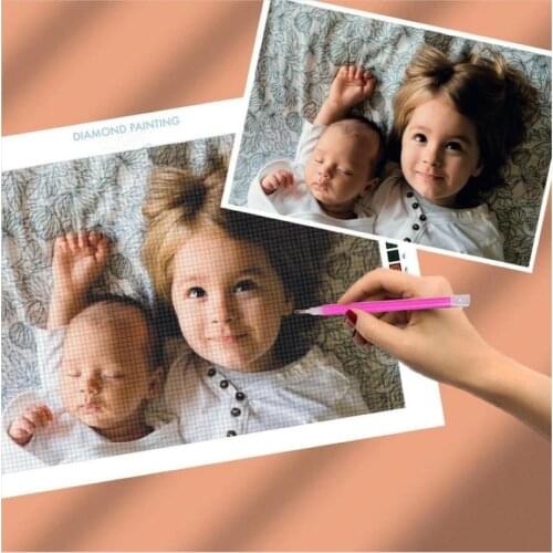 Photo Custom Diamond Painting cartoon dog 5D DIY Picture of Rhinestones Diamond Embroidery 3D Cross Stitch Home Decoration