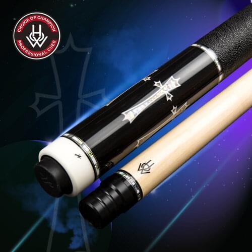HOW H-293 Pro Series Cp Plus 12.5mm Ebony High-end Joint Abalone Shell Inlay Billiard Pool Cue Stick Kit Professional China 2019