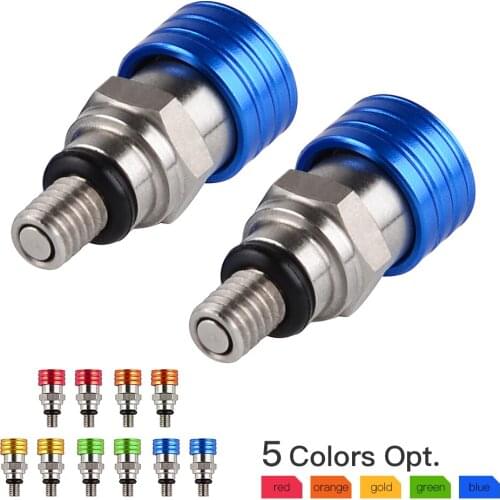 M5x0.8 Fork Air Pressure Bleeder Relief Valves Set For YAMAHA WR250 WR250F WR250R WR250X WR400F WR426F WR450F Etc OFF-Road Bikes
