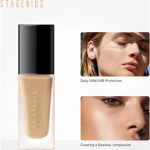 Korean cosmetics Natural Brighten Liquid Foundation BB Cream Base Makeup Concealer Long Lasting Face Whitening Make Up Cosmetics