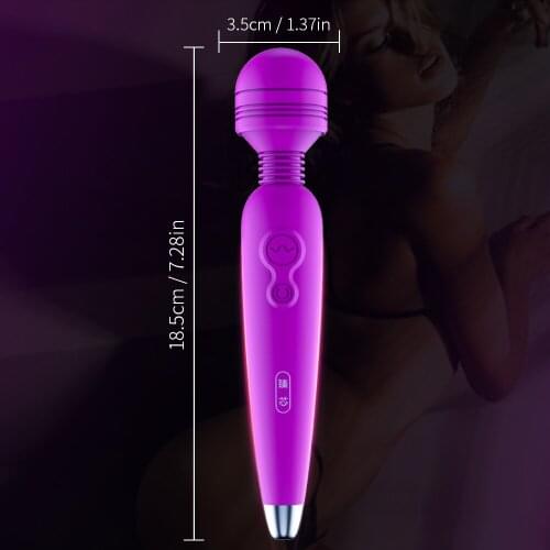 Handheld G Spot Vibrators Rechargeable Wand Massager For Women Vagina Stimulation Adult Sex Toys Female Masturbation Tools