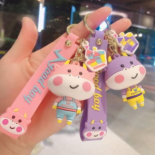 Fashion Cartoon Trend Mavericks Anime Keychain Creative Cute and Adorable Bag Pendant Keychain Couple Pendant Charm Keychain