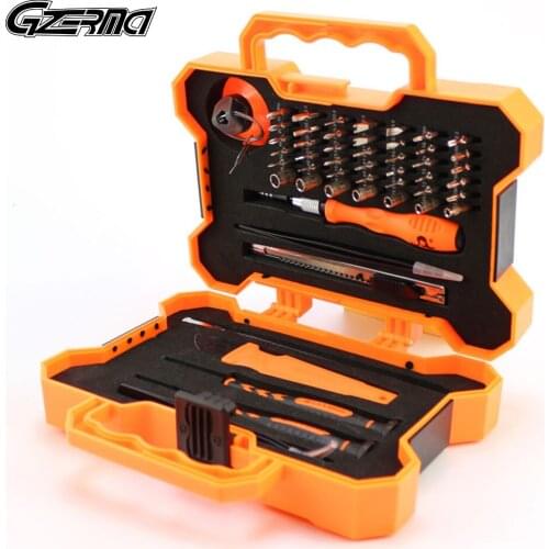 GZERMA Electronics Repair Tool Sets with Toolbox 55 in 1 Precision Screwdriver Set Household Repair Tools Kit for Cellphone DIY
