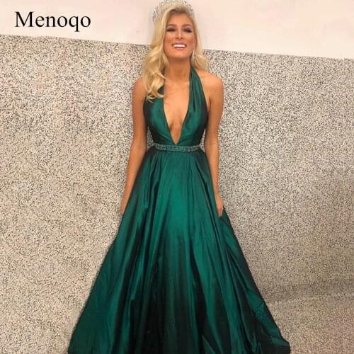 Halter Neck Prom Dress 2020 Low Open Back Gown Formal Party Dress Prom Special Occasion Dress
