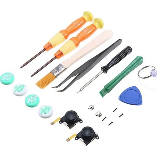 Pohiks 1 Set Replacement Parts 3D Analog Joystick Repair Kit Thumb Stick Repairing Set For Nintend Switch NS Joy-Con