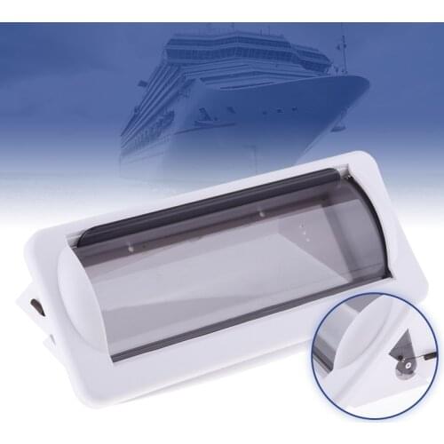 Boat Flush Mount Radio Stereo Flip Cover Marine Flush Mount Splash Guard for Marine Caravans Flush Mount Radio/CD/MP3/DVD Player