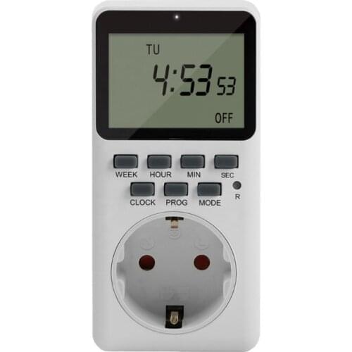 Hot Sale High Quality Weekly Programmable Battery Electronic Timer Plug Socket
