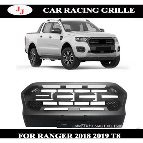 Grill Front Bumper Mesh Fit For RANGER 2018 2019 T8 PX MKIII MK3 WILDTRAK Raptor Grille Modified