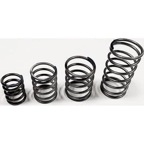 1.6x15mm Compressed Springs, 1.6mm Wire Diameter x 15mm Outer Diameter x (15-50)mm Free Length, Spring Steel Compressed