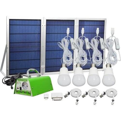 High Efficiency Portable 30W solar power system for home