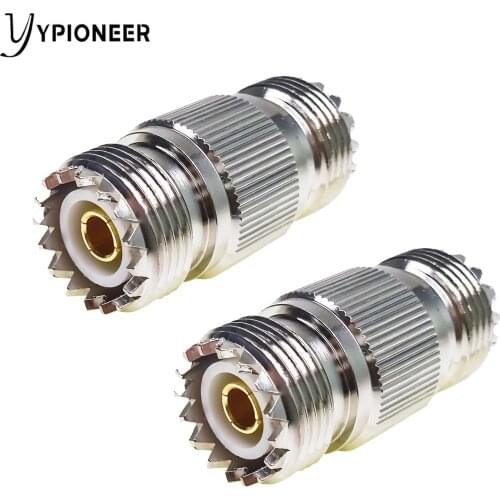 YPioneer C20052-1PC UHF Female to Female SO-239 Coax Cable Barrel Adapter Connector Coupler for CB Ham Radio Antenna SWR Meter