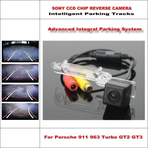 Car Rear Reverse Camera For Porsche 911 963 Turbo GT2/GT3 2001-2005 NTSC PAL RCA High Quality Intelligentized SONY CCD CAM