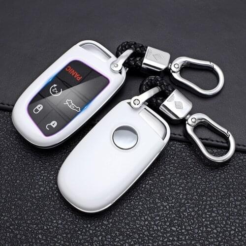 1pcs ABS Car Key Fob Cover Case for Jeep Grand Cherokee Renegade Chrysler 200 300 Dodge RAM Durango Charger Challenger Dart Fiat
