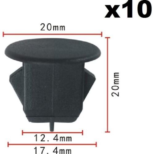 10pcs For VOLVO OEM 11-16 S60 Trunk Lid Trim Clip 30715711