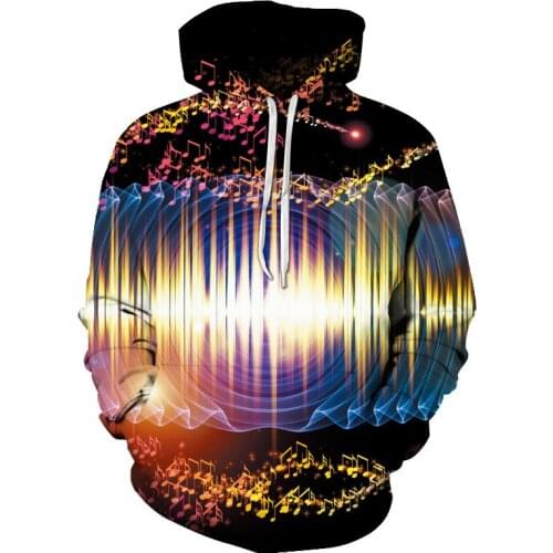 2021 Mens New 3D Printed Hood Sweatshirts Youth Stand Collar Hooded Sweatshirts