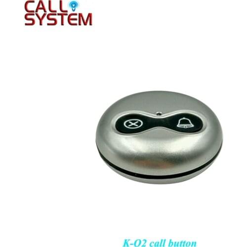 433.92mhz 10pcs silver buzzer K-O2 Wireless Table Bell Pager Restaurant Call Button