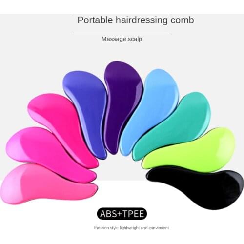 Anti-static No Knots No Damage To The Hair Scalp Massage Comb Smooth Hair Comb Hairdressing Comb Anti-knot Comb Plastic Comb