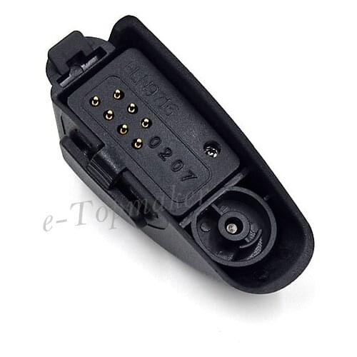 Audio Adapter Converter for Motorola Walkie Talkie Portable Radio HT750 HT1250 HT1550 PRO5150 MTX8250 MTP700 Transceiver