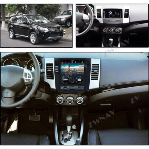 For MITSUBISHI ASX RVR Outlander 2010-2014 big screen Tesla style Android 9 car multimedia player car gps radio stereo head unit