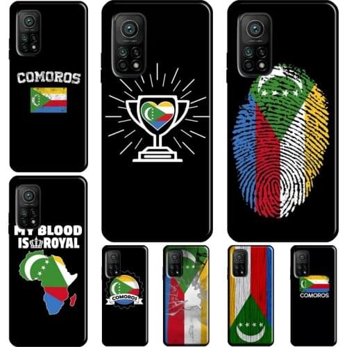 Comoros Flag Back Cover For POCO F3 M3 POCO X3 Pro Case For Xiaomi Mi 11 Lite Note 10 Mi 9T 10T Pro