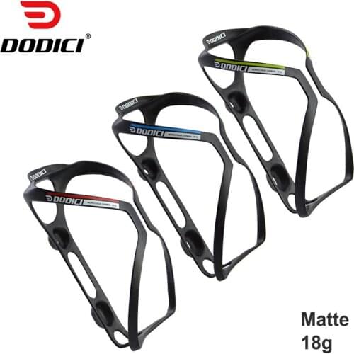 DODICI New Full Carbon Fiber Bicycle Bottle Cage Mountain Road Bike Bottle Holder Ultralight Matte Black Cycling Bottle Stand