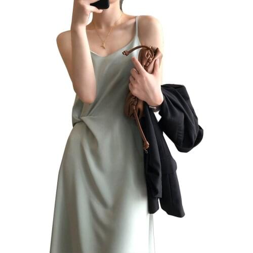 FLOWERS SPRAL Solid Summer Dresses