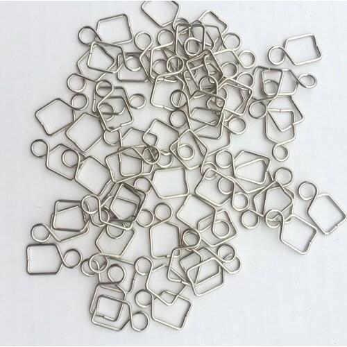 Best Selling---AAA Quality 50pcs 8*14mm chrome/gold Metal Hooks Plated Connectors For Crystal pendants