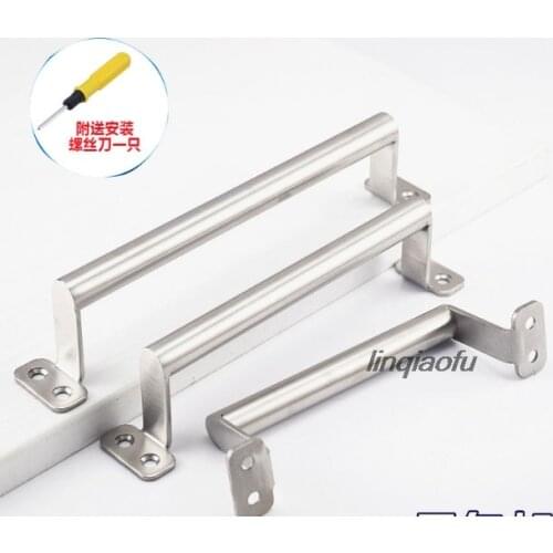 Woodworking accessories Stainless steel wooden door simple handle Security door aluminum door handle