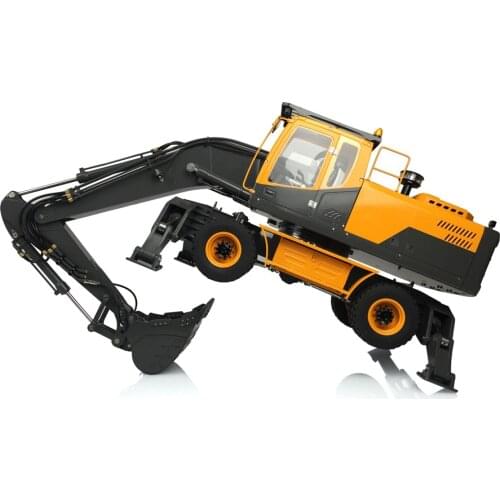 LESU 1/14 Finished Aoue ET30H RC Excavator Metal Hydraulic Wheeled Liquid Crystal Display THZH1185-SMT4