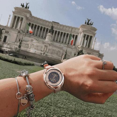 Best Selling Watch Fashion Women Watches Creative Luxury Crystal Rhinestone Steel Quartz WristWatches Relogio Zegarek Damski