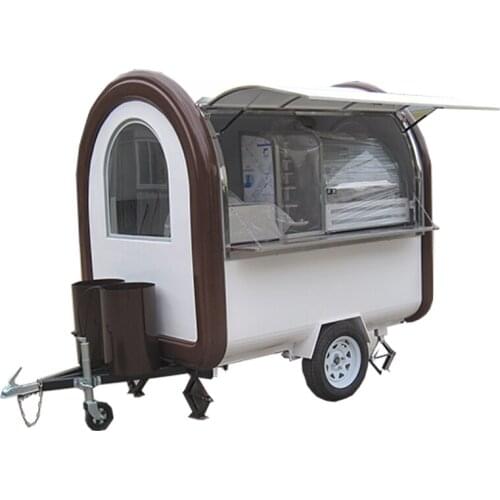 Mobile Kitchen Custom Enclosed Concession Food Truck Trailers Small Coffee Carts