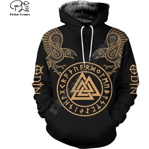 PLstar Cosmos Viking Warrior Tattoo New Fashion Tracksuit casual 3DfullPrint Hoodie/Sweatshirt/Jacket/Mens Womens style-1