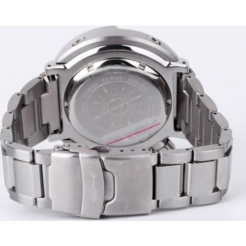 New Arrival Tuna Diving Strap 316L Steel Strap Sbbn015 Solid Tank Chain 22mm Professional Diving Buckle