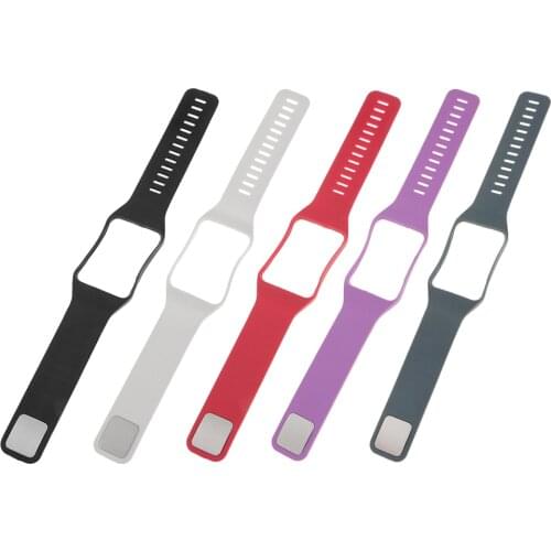 Genuine Silicon Watch Band Classic Bracelet Clasp 23CM Replacement Wrist Band for Samsung Gear S SM-R750 Smart Watch