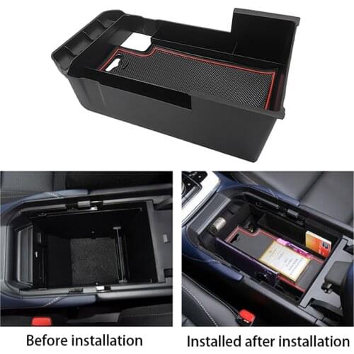 AU04 -Car Armrest Storage Box for Mazda CX-30 CX30 2020 Central Control Armrest Box Auto Interior Accessories