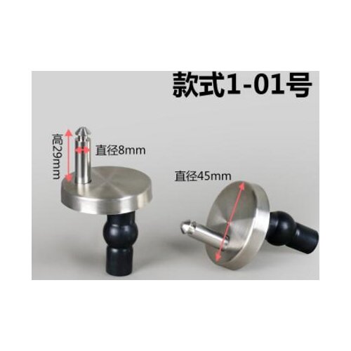 Stainless Steel Surface and ABS Toilet expansion Screws Q shape legs fixing for pedestal pan cover